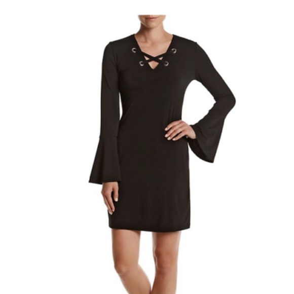 MICHAEL Michael Kors Dresses & Skirts - NWT Michael Kors Black New Bell Sleeve Dress sz M